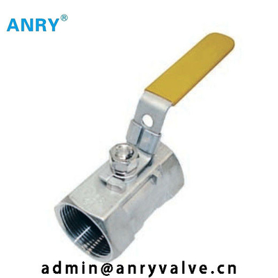 Ééndelige roestvrij staalcf8 CF8M Body PTFE Viton SeatBall Klep