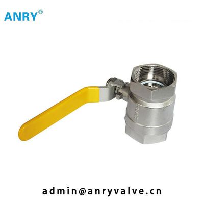 Ééndelige roestvrij staalcf8 CF8M Body PTFE Viton SeatBall Klep